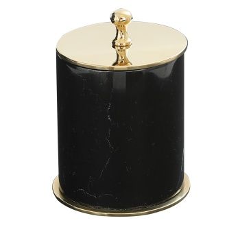 Aksy 9040 Pamukluk Pvd Gold Doğal Taş Siyah D/T/S