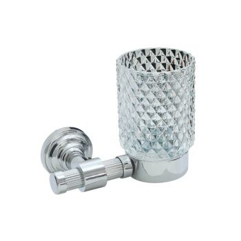 5506 Montajlı Diş Fırçalık Chrome B cam