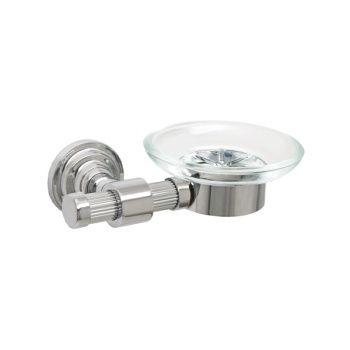 5507 Montajlı Sabunluk Chrome Düzcam