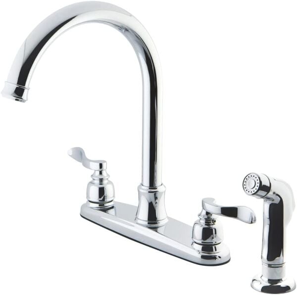 4 Delikli Parlak Krom Evye Bataryası