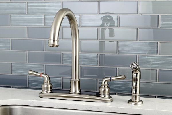 4 Delikli Mat Krom Evye Bataryası