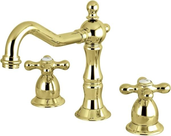 3 Delikli Gold Lavabo Bataryası