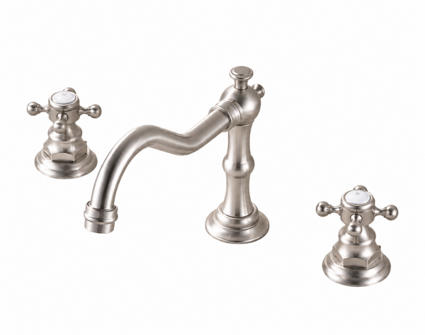 3 Delikli Mat Krom Lavabo Bataryası