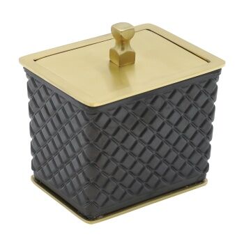 Aksy 8140 Siyah Boyalı Pvd Mat Gold Setüstü Pamukluk D/D/B
