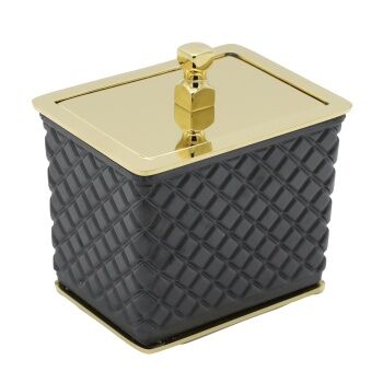 Aksy 8140 Siyah Boyalı Pvd Gold Setüstü Pamukluk D/D/B