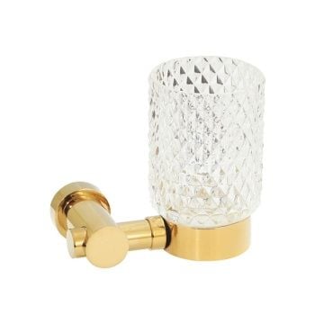 8506 Montajlı Diş Fırçalık B cam PVDMATGOLD