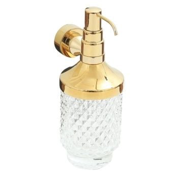 8514 Montajlı Sıvı Sabunluk B cam PVDMATGOLD