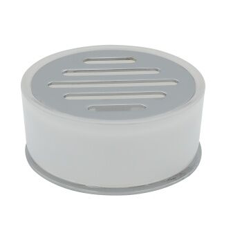 Aksy 5260 Chrome Setüstü Sabunluk Düz Cam S/M/B