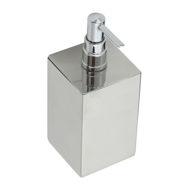 Aksy 8130 Kubıca Metal Sıvı Sabunluk Chrome