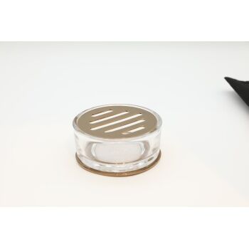 Aksy 4560 Pvd Rose Setüstü Sabunluk  Düz Cam