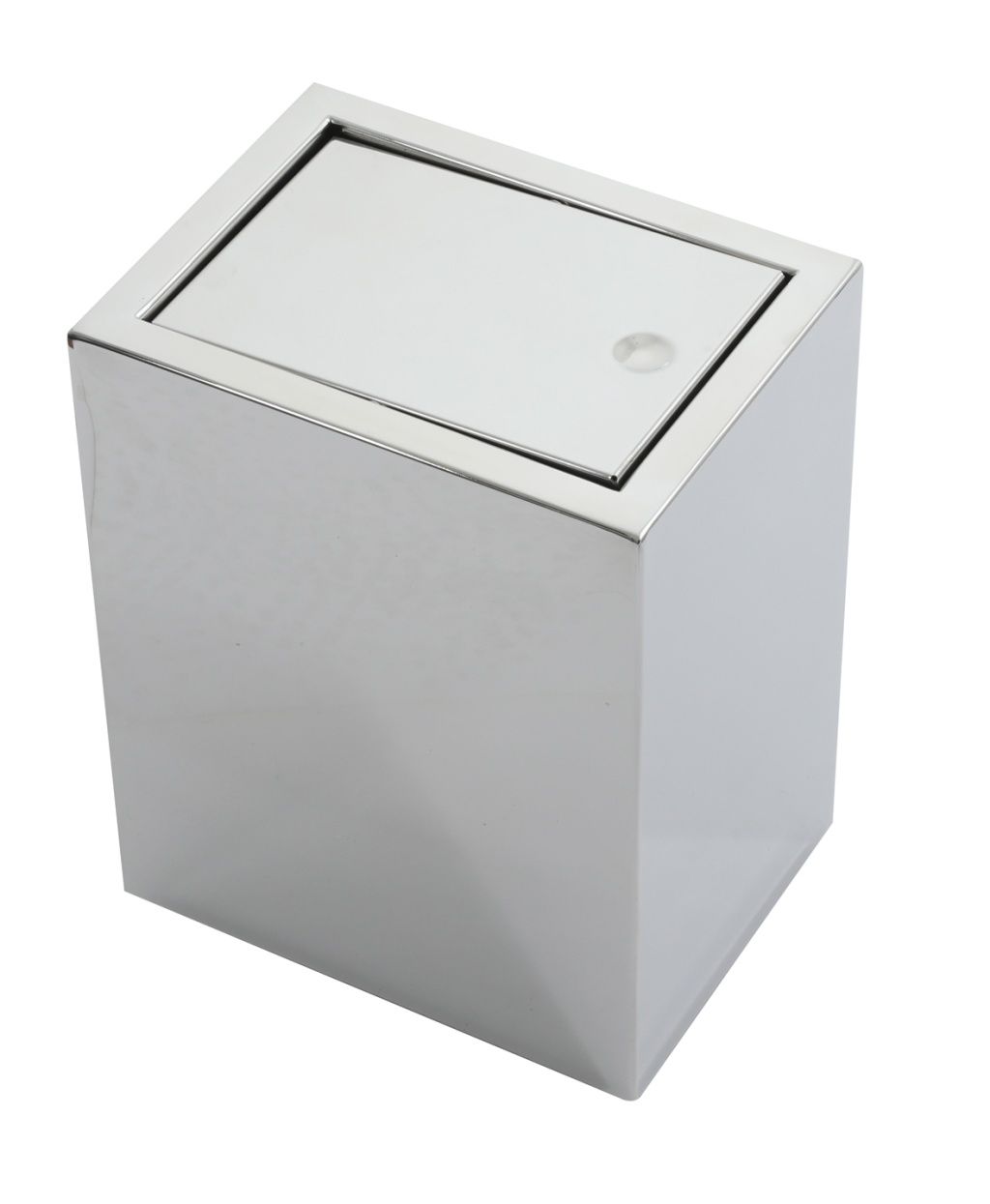 Aksy 8126 Kubıca Çöp Kovası D/B Chrome