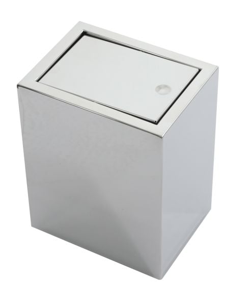 Aksy 8126 Kubıca Çöp Kovası D/B Chrome