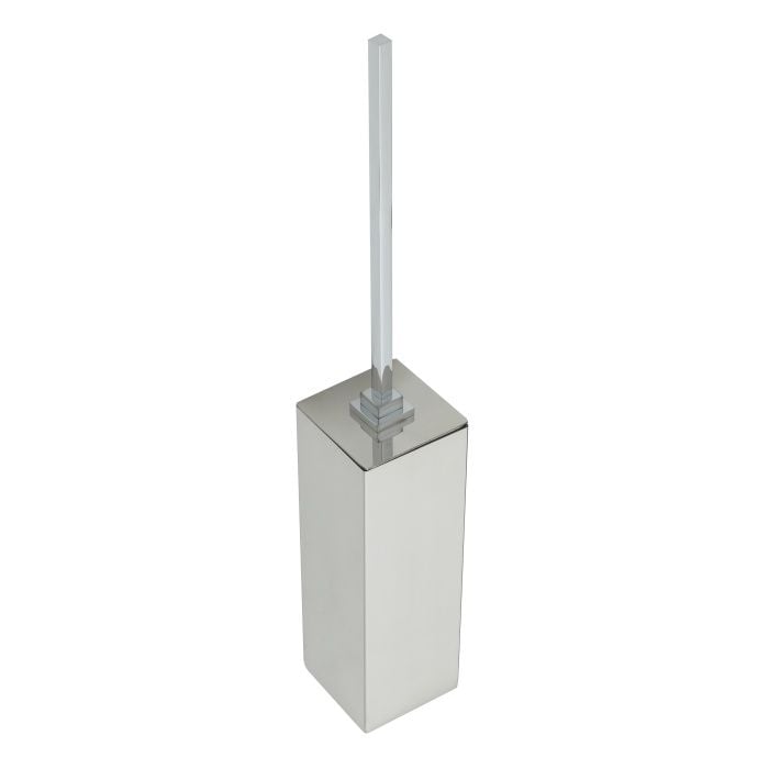 Aksy 8132 Kubıca Lüks Klozet Fırçası Chrome
