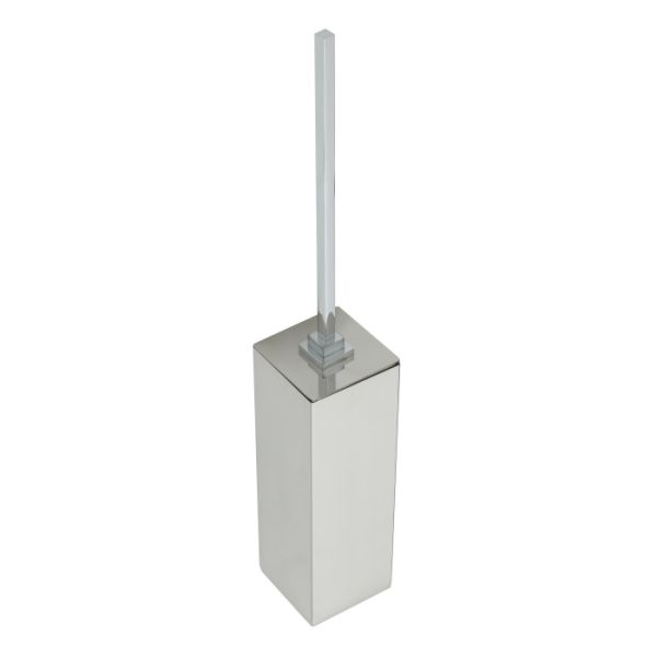 Aksy 8132 Kubıca Lüks Klozet Fırçası Chrome