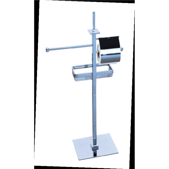 Aksy 8120/4 Kubıca WC Kağıtlı Havlu Kağıtlık Şampuanlık Yedek Kağıtlık Chrome
