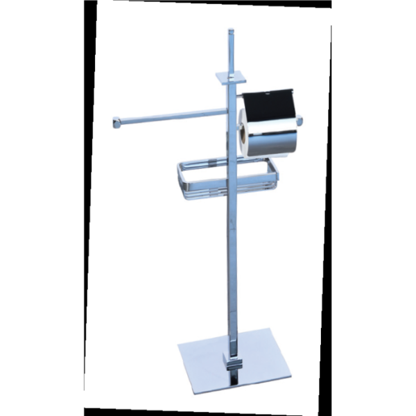 Aksy 8120/4 Kubıca WC Kağıtlı Havlu Kağıtlık Şampuanlık Yedek Kağıtlık Chrome