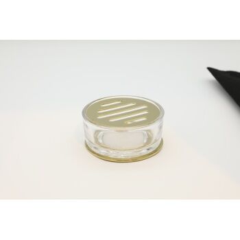 Aksy 4460 Pvd Mat Gold Setüstü Sabunluk  Düz Cam