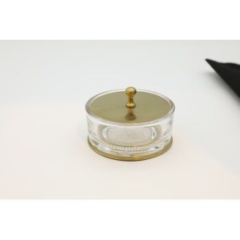 Aksy 4470 Pvd Mat Gold Setüstü Makyaj Kutusu Düz Cam