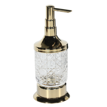 Aksy 4130 Setüstü Sıvı Sabunluk Pvd Gold B/A Cam
