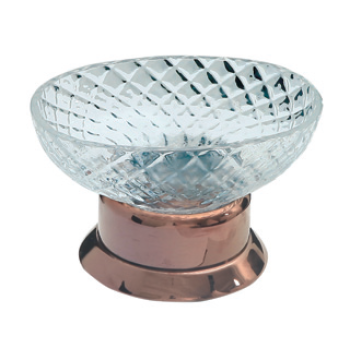 Aksy 4160 Setüstü Sabunluk Pvd Rose B Cam