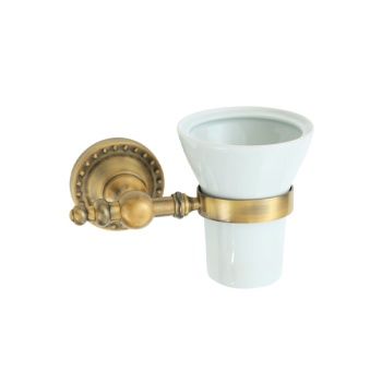 Aksy 6206 Montajlı Diş Fırçalık Antique Porselen
