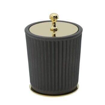 Aksy 7640 Pvd Mat Gold Setüstü Pamukluk Küçük Model Çizgili Cam S M B