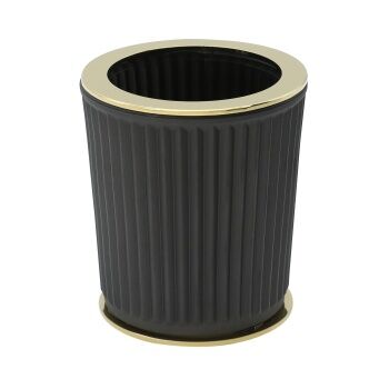 Aksy 7650 Pvd  Mat Gold Setüstü Diş Fırçalık Küçük Model Çizgili Cam S M B