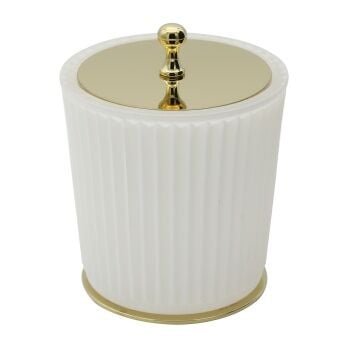 Aksy 7740 Pvd Mat Gold Setüstü Pamukluk Küçük Model Çizgili Cam B M B