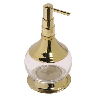 Aksy 5630 Setüstü Sıvı Sabunluk Pvd Gold D Cam