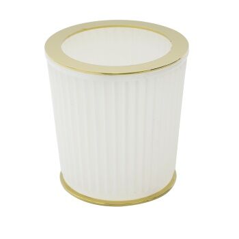 Aksy 7750 Pvd  Mat Gold Setüstü Diş Fırçalık Büyük Model Çizgili Cam S M B