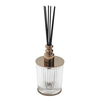 Aksy 7980 Pvd Rose Setüstü Kokuluk Küçük Model Çizgili Cam