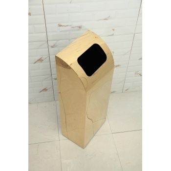 Aksy 1154 Pvd Gold İç Mekan Çöp Kovası
