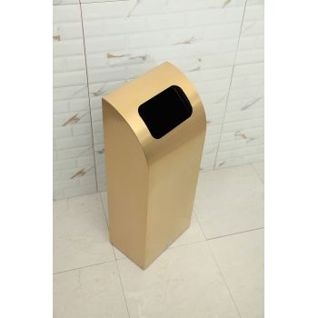 Aksy 1154 Pvd Mat Gold İç Mekan Çöp Kovası