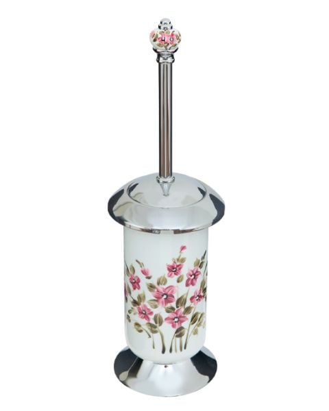 Aksy 8432 Fantasia Porselen Klozet Fırçası Chrome-D