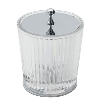 Aksy 4040 Chrome Setüstü Pamukluk Küçük  Model Çizgili Cam