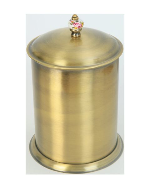 Aksy 8426 Fantasia Metal Çöp Kovası Antique-D