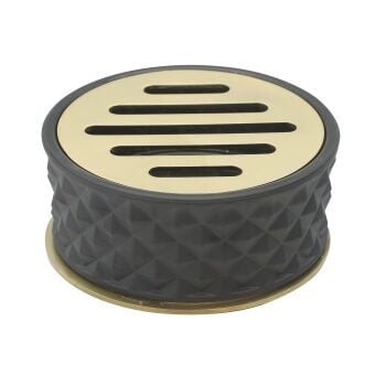 Aksy 7260 Mat Gold Setüstü Sabunluk Küçük Model B Cam S M B
