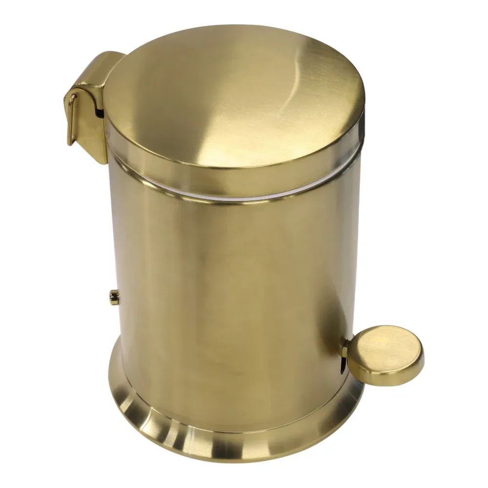 Aksy 6326 Pedallı Çöp Kovası Gold