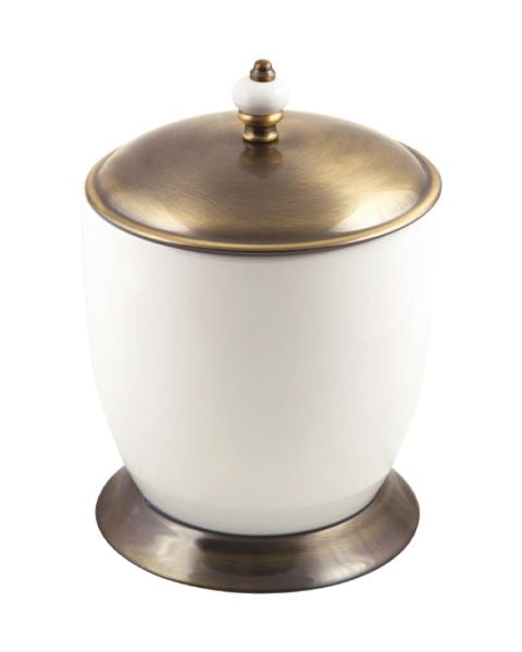 Aksy 8426 Fantasia Porselen Çöp Kovası Antique