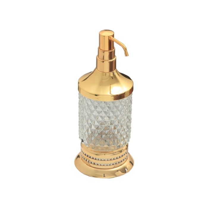 Aksy 7830 Eldorado Setüstü Sıvı Sabunluk Mat Gold B.Cam