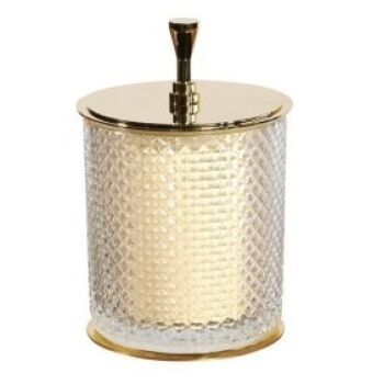 Aksy 4826 Gold Çöp Kovası B cam
