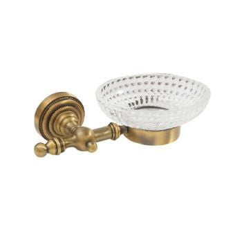 Aksy 6807 Montajlı Sabunluk Antik Optik cam