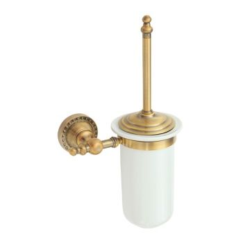 Aksy 6205 Montajlı Klozet Fırçası ANTIQUE Porselen