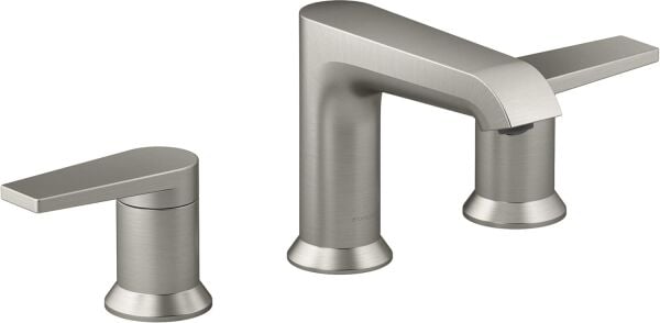 Kohler K-97093 3 Delikli Fırçalanmış Nikel Lavabo Bataryası