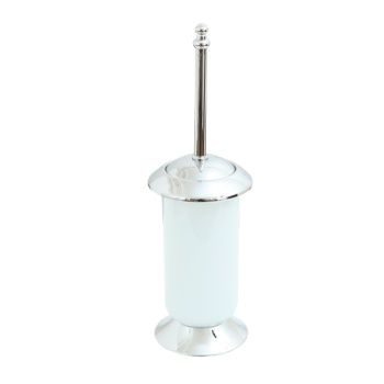 Aksy 6232 Klozet Fırçası Chrome Porselen