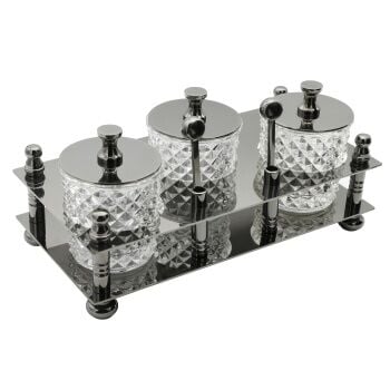 Aksy 0020 Füme Baharat Takımı B Cam