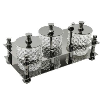 Aksy 0020 Füme Baharat Takımı B Cam