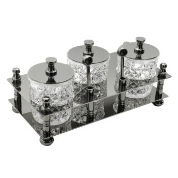Aksy 0020 Füme Baharat Takımı B/A Cam