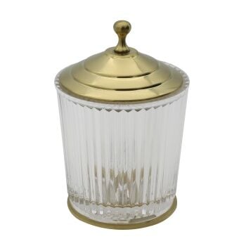 Aksy 0030 Mat Gold Baharat Tekli Çizgili Cam