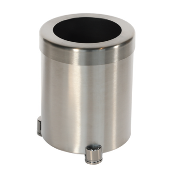 Aksy 1026D Mini Çöp Kovası Pvd Füme Mat Döner kapak